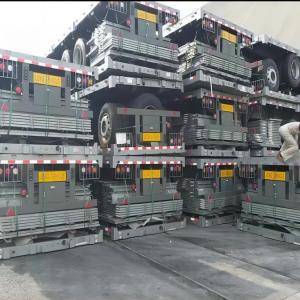 24 units flatbed trailer loaded on the ship for the Ivory Coast Customer