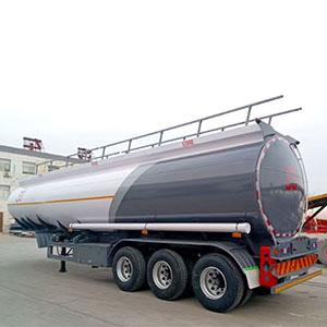 Carbon steel tanker trailer ready for shipment to Malawi