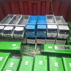22Units Sinotruk Howo Dump Trucks Shipped To Ghana