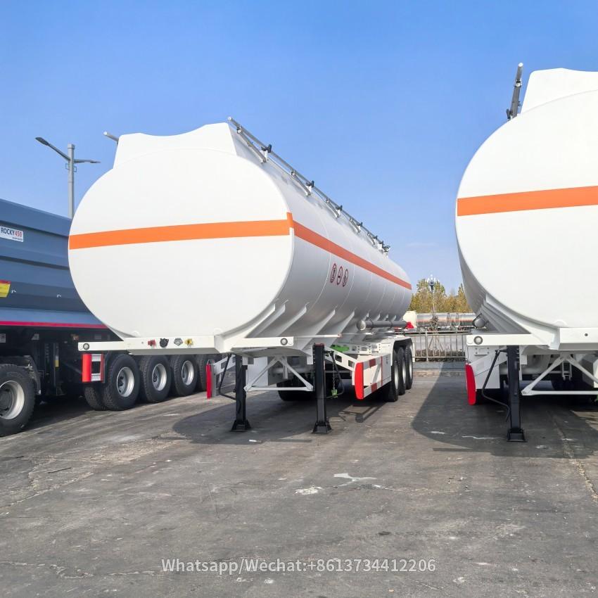 3 Axles 40000liters Fuel Trailer Tanker