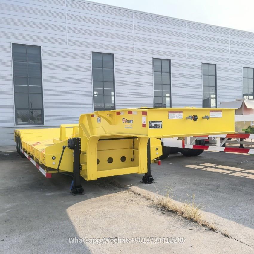 3 Axles 40tons Low Bed Semi Trailer