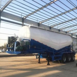 3 Axles 45cbm 60tons Bulk Cement Trailer For Sale