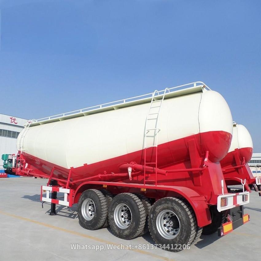 3 Axles 50cbm Cement Tank Semi Trailer