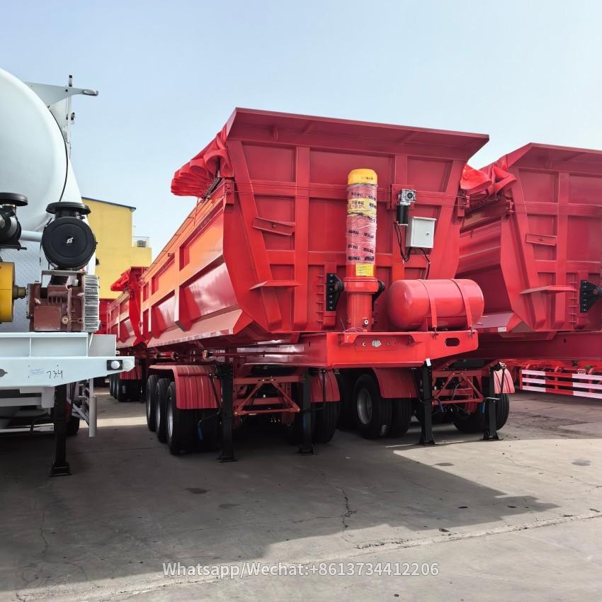 3 Axles 80 Tons Rear Tipper Trailer