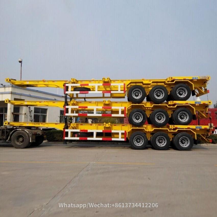 3 Axles Container Chassis Trailer
