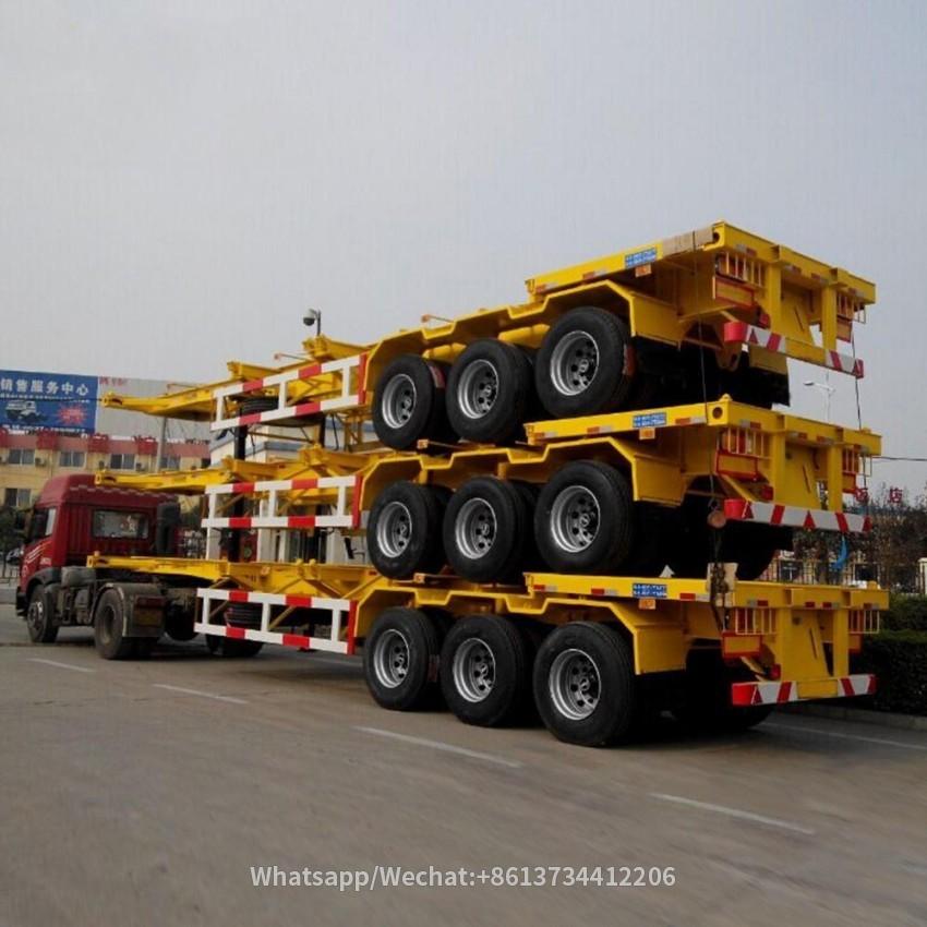 3 Axles Container Chassis Trailer
