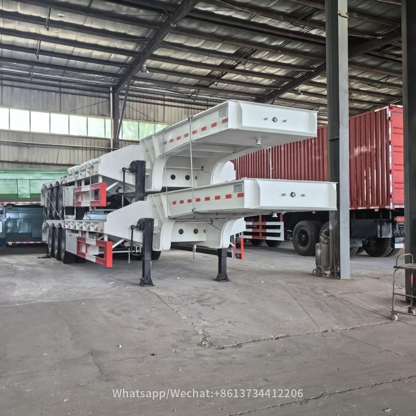 3 Axles Goose Neck Lowbed Trailer