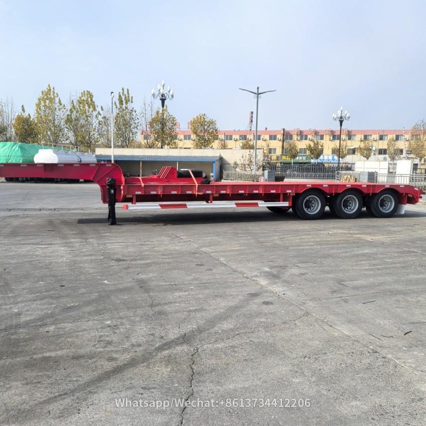 3 Axles Lowboy Trailer 60 Ton
