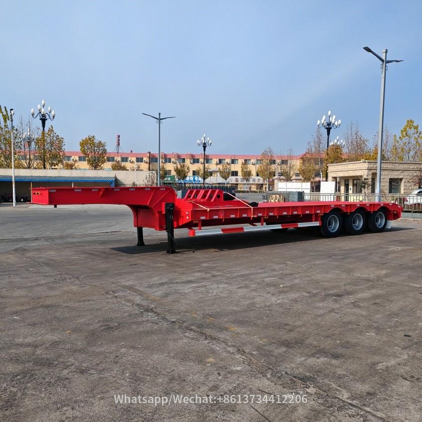 3 Axles Lowboy Trailer 60 Ton