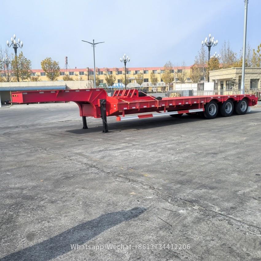 3 Axles Lowboy Trailer 60 Ton