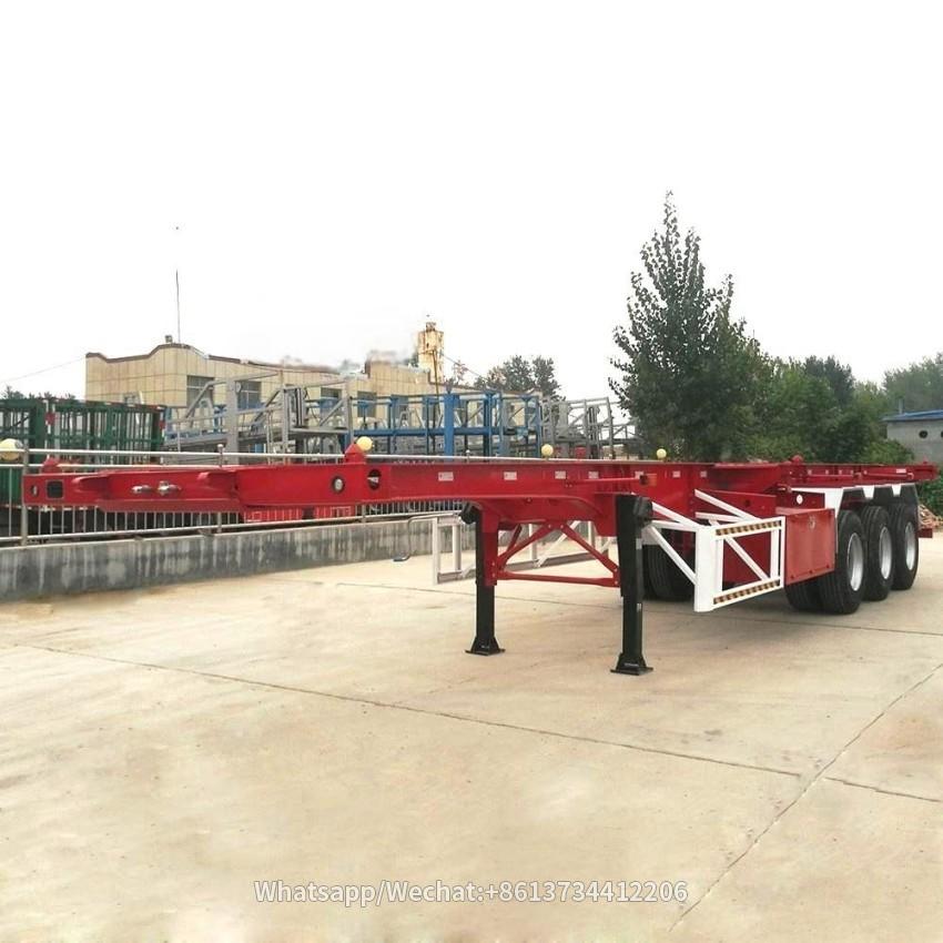 3 Axles Skeleton Semi Trailer