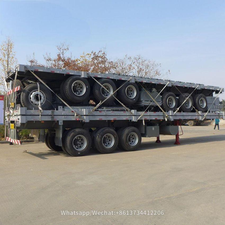 3 axles 40tons 60 tons Cargo Semi Trailer