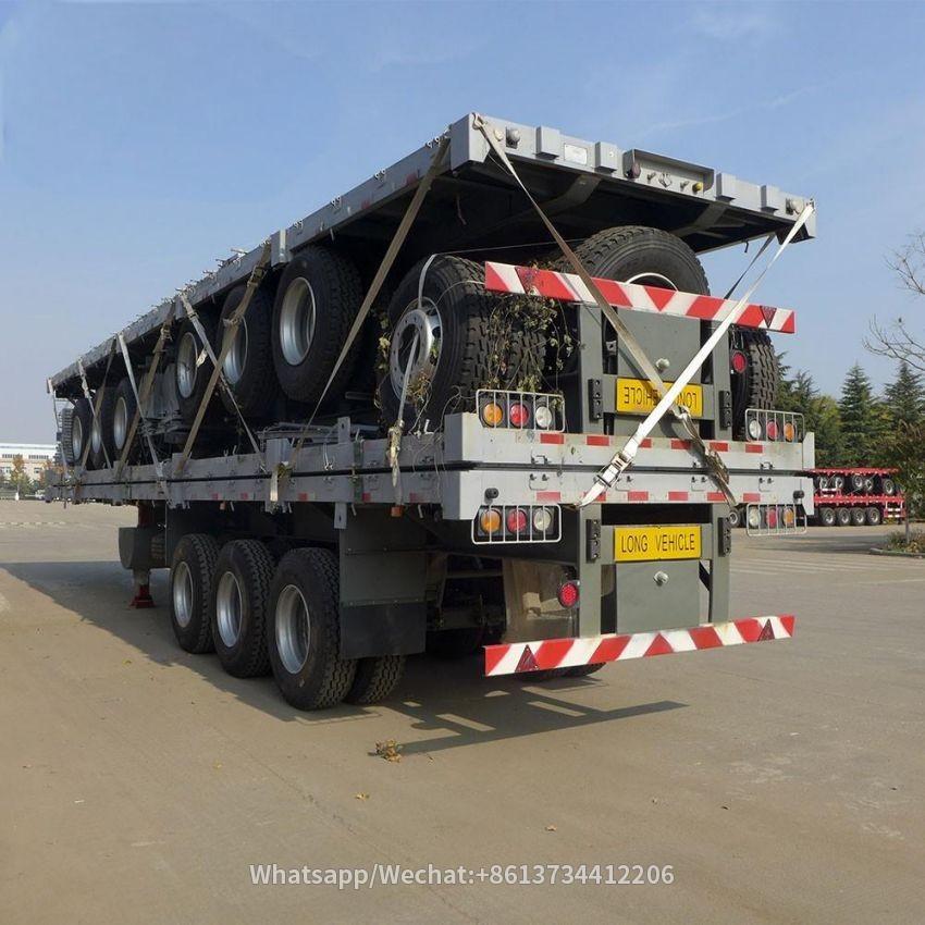 3 axles 40tons 60 tons Cargo Semi Trailer
