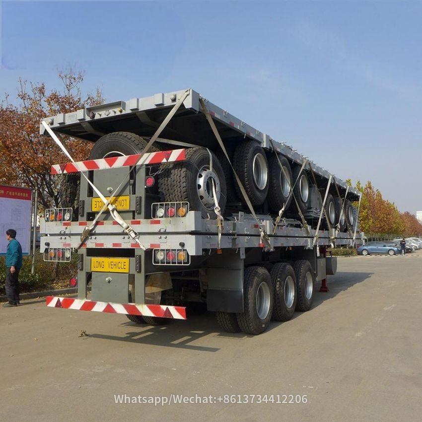 3 axles 40tons 60 tons Cargo Semi Trailer