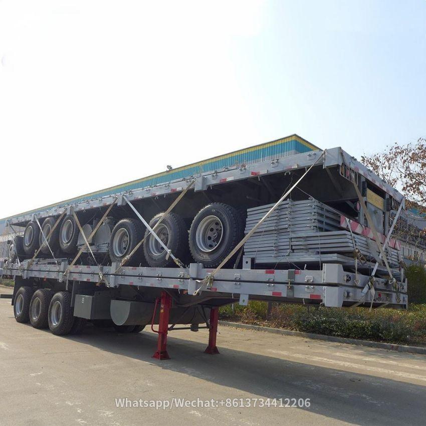3 axles 40tons 60 tons Cargo Semi Trailer