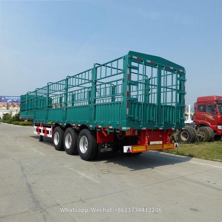 3 axles Heavy Duty gooseneck Fence Trailer