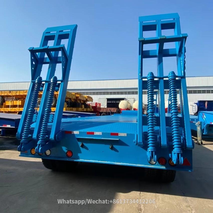 4 Axles Heavy Duty Low Bed Truck Trailer