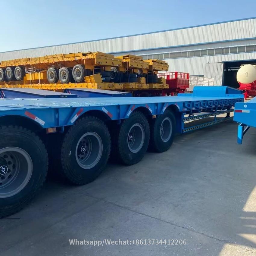 4 Axles Heavy Duty Low Bed Truck Trailer