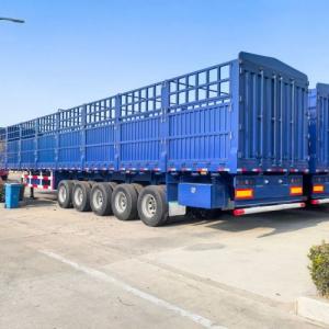 5 Axles 80 Tons Fence Cargo Trailer