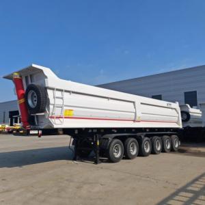 6 Axles 80 Tons 100 Tons Dumper Trailer