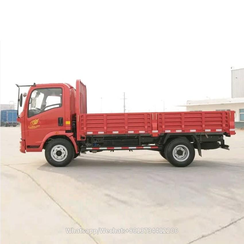Howo 5Tons 8tons Light Side Wall Cargo Truck