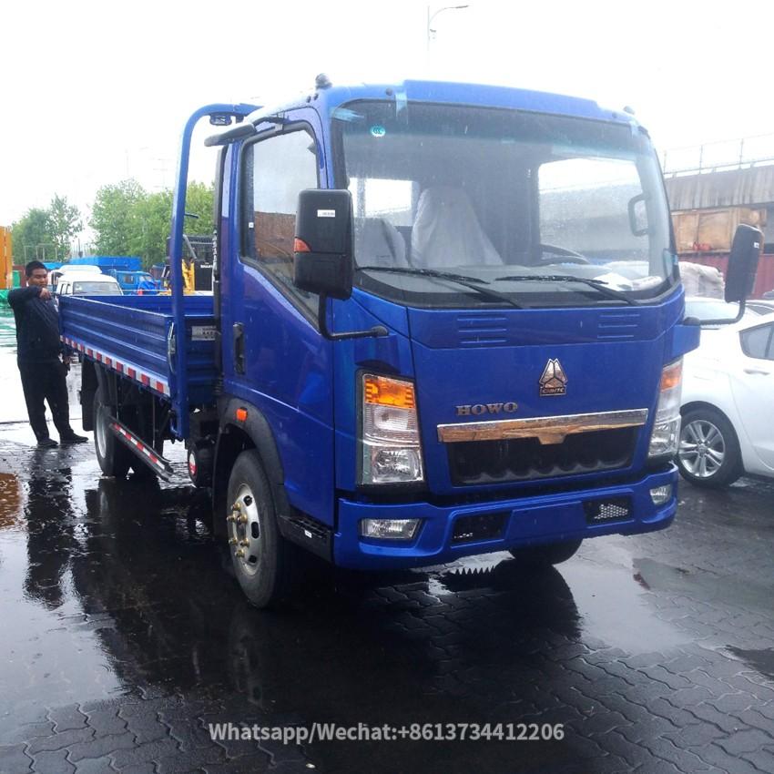 Howo Light 8tons 10tons side wall Cargo Truck
