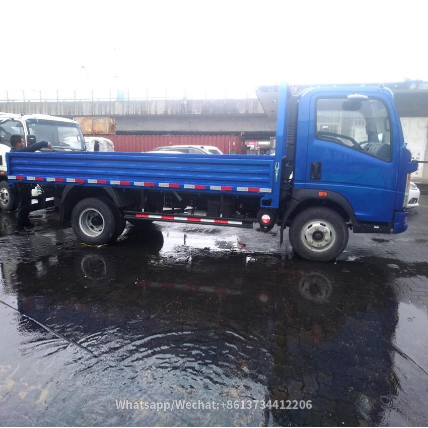 Howo Light 8tons 10tons side wall Cargo Truck