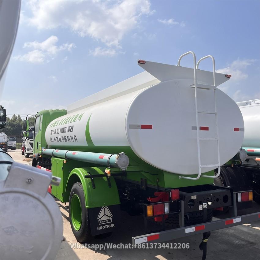 Howo Light Duty 8000liters Fuel Tanker Truck