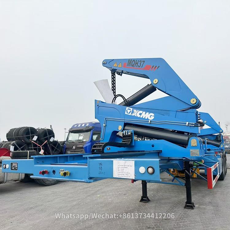 Howo Side Lifter Crane Trailer Side Load Port Container Semi Trailer