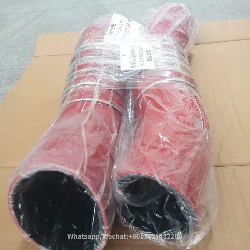 Intercooler Air Inlet Hose WG9725531178 Suitable for HOWO