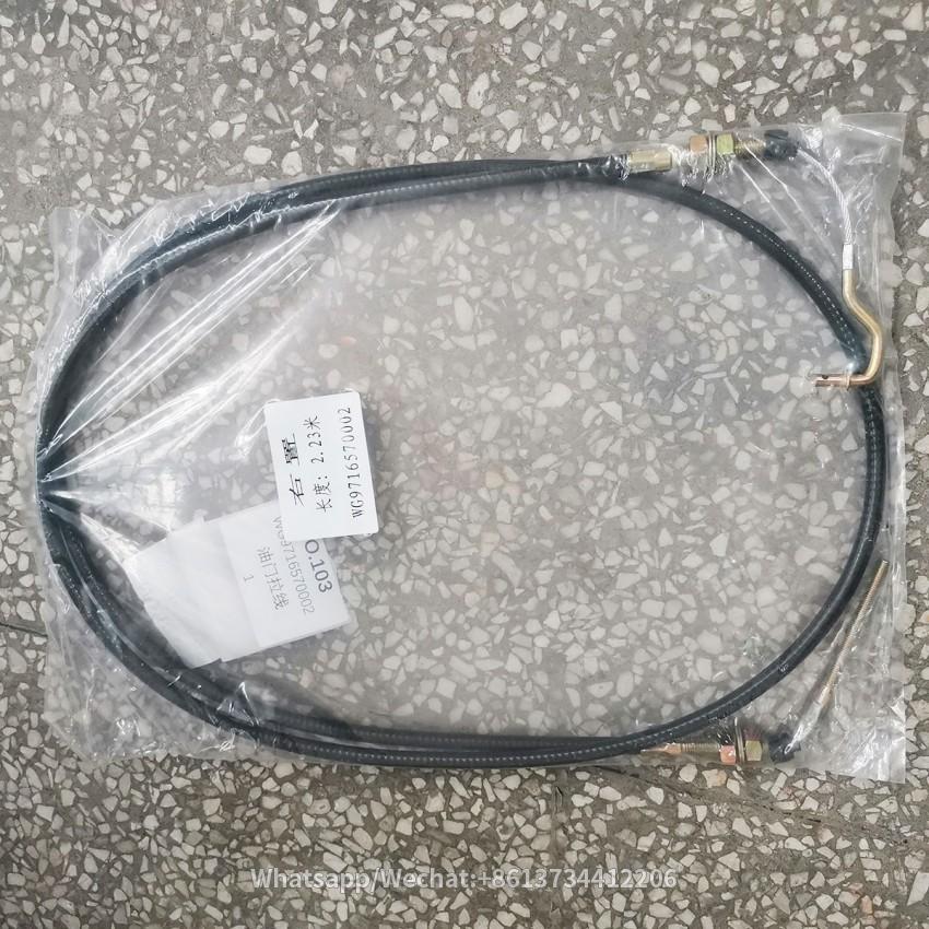 Sinotruck HOWO Throttle Cable WG9716570002