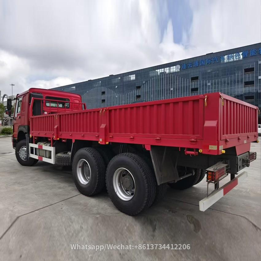 Sinotruk 6x4 400hp 10 Wheeler Howo Side Wall Cargo Truck