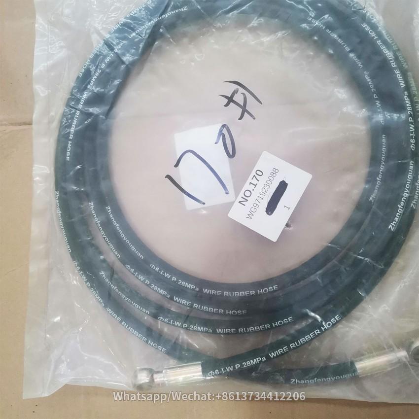 Sinotruk HOWO High Pressure Hose WG9719230088 Clutch Oil Pipe