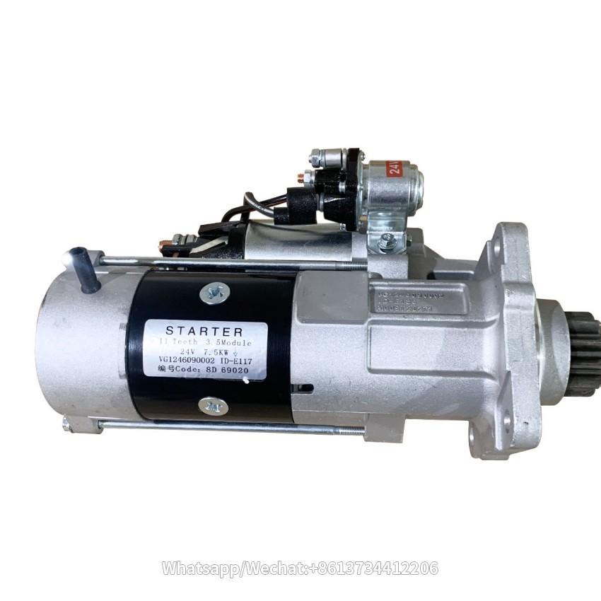 Sinotruk HOWO Truck Spare Parts Starter VG1246090002