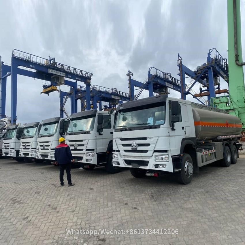 Sinotruk Howo 10 Wheeler Aluminum Fuel Tanker Truck