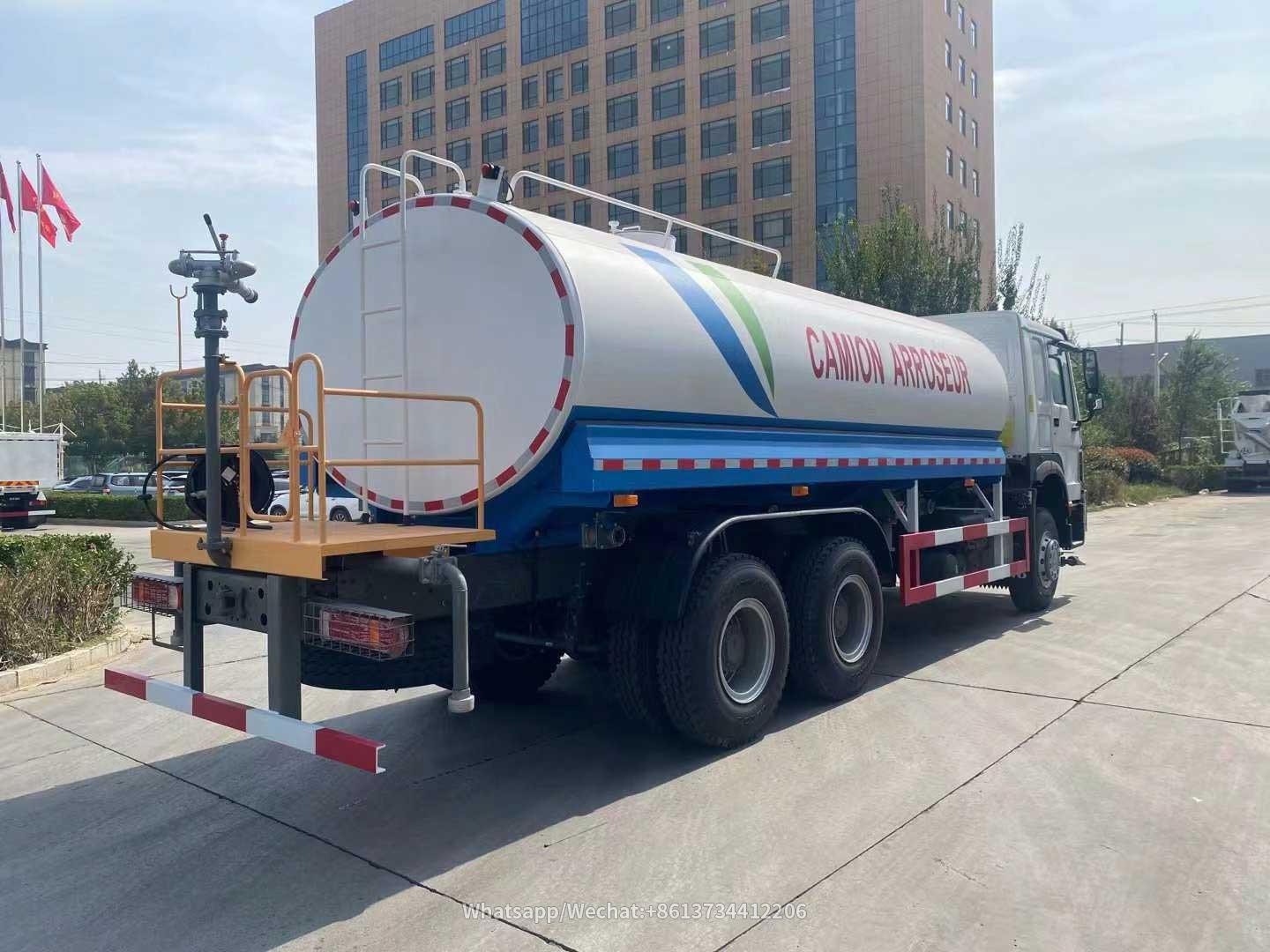 Sinotruk Howo 10 Wheeler Water Tanker Truck