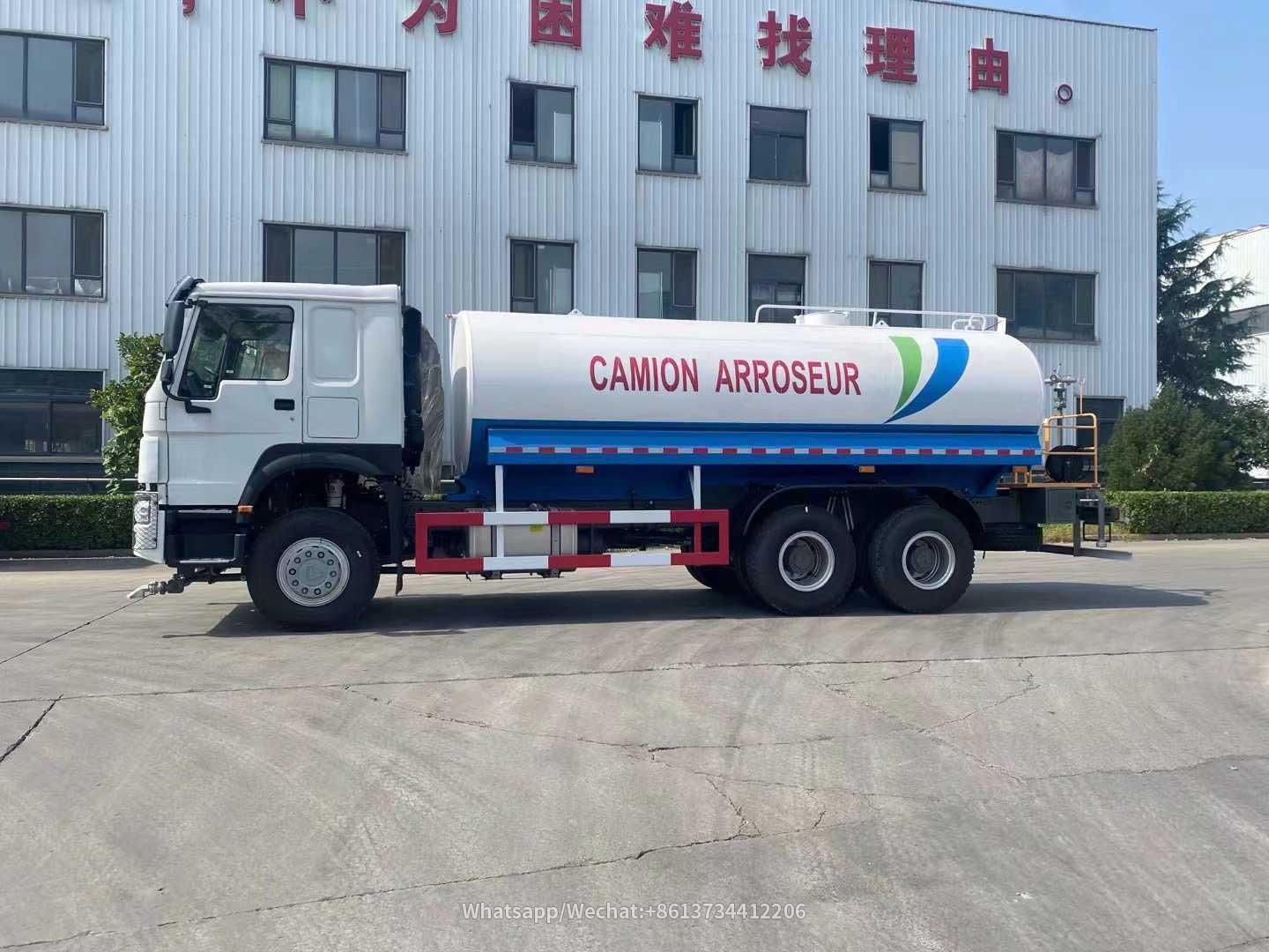Sinotruk Howo 10 Wheeler Water Tanker Truck