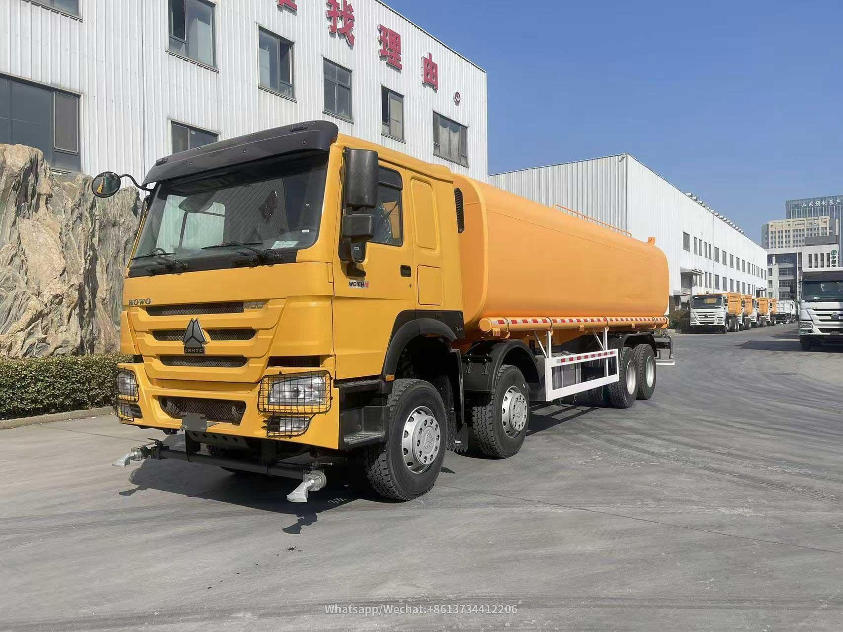 Sinotruk Howo 12 Wheeler 8x4 Water Tanker Truck