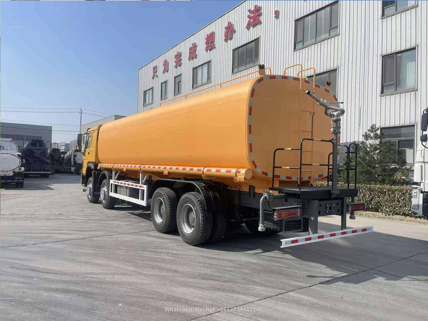 Sinotruk Howo 12 Wheeler 8x4 Water Tanker Truck