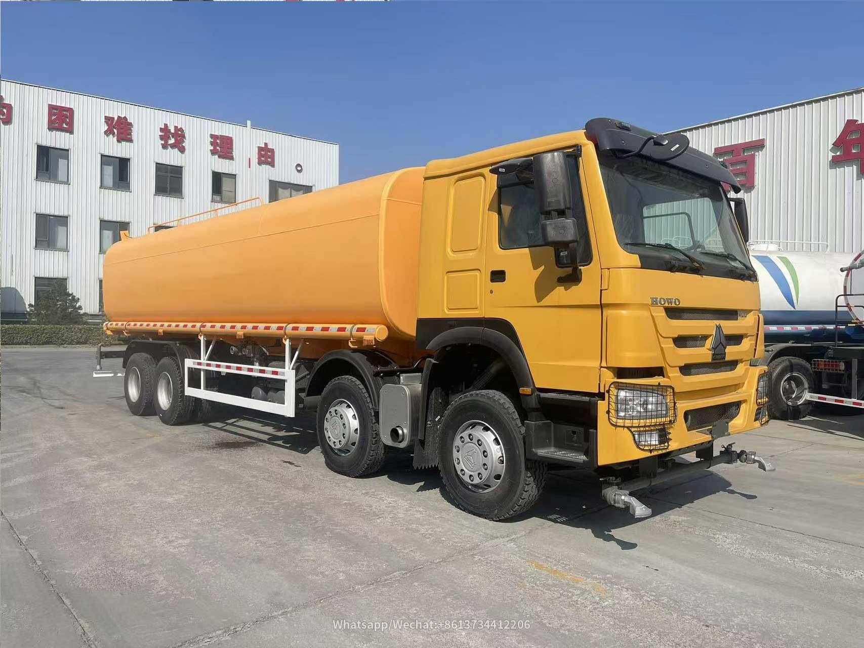 Sinotruk Howo 12 Wheeler 8x4 Water Tanker Truck
