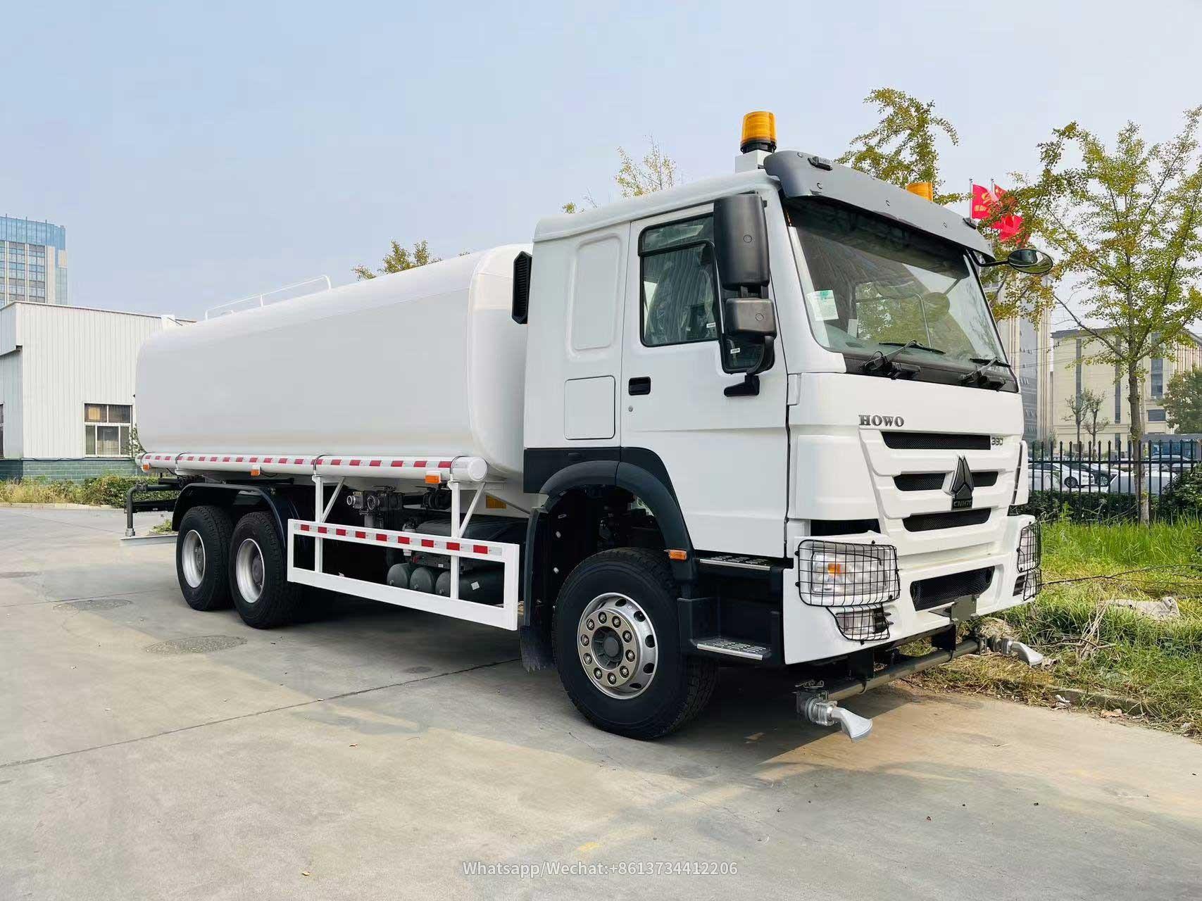 Sinotruk Howo 380hp 25000liters Water Tanker Truck