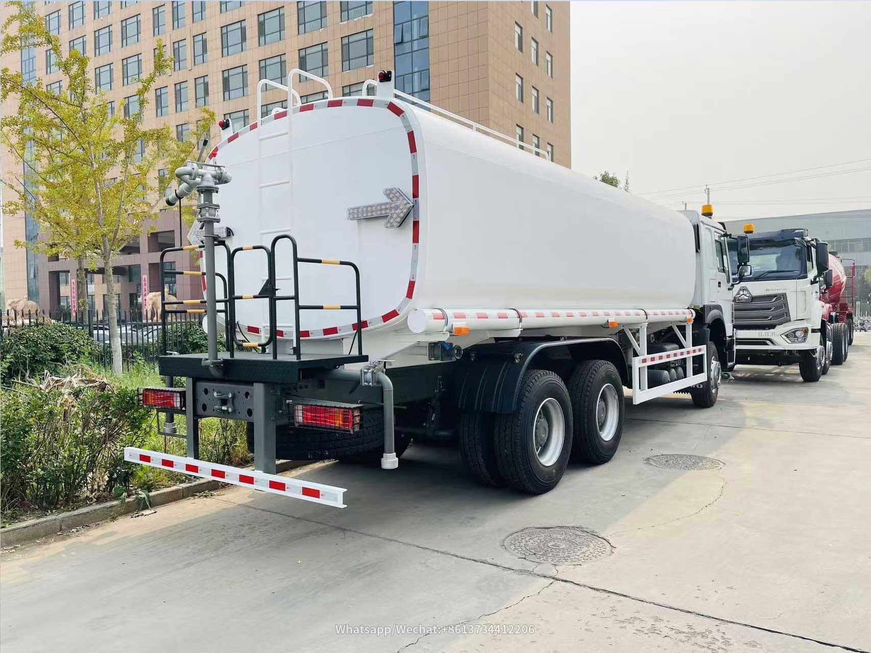 Sinotruk Howo 380hp 25000liters Water Tanker Truck