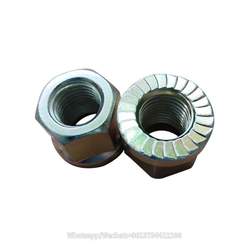 Sinotruk Spare Parts Howo Truck ZQ32724T13F3 M24x3 Flange Nut